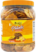 CRACKYS Cheddar Cheese Flavored Sweet Plantain Chips - 22 oz (625g)