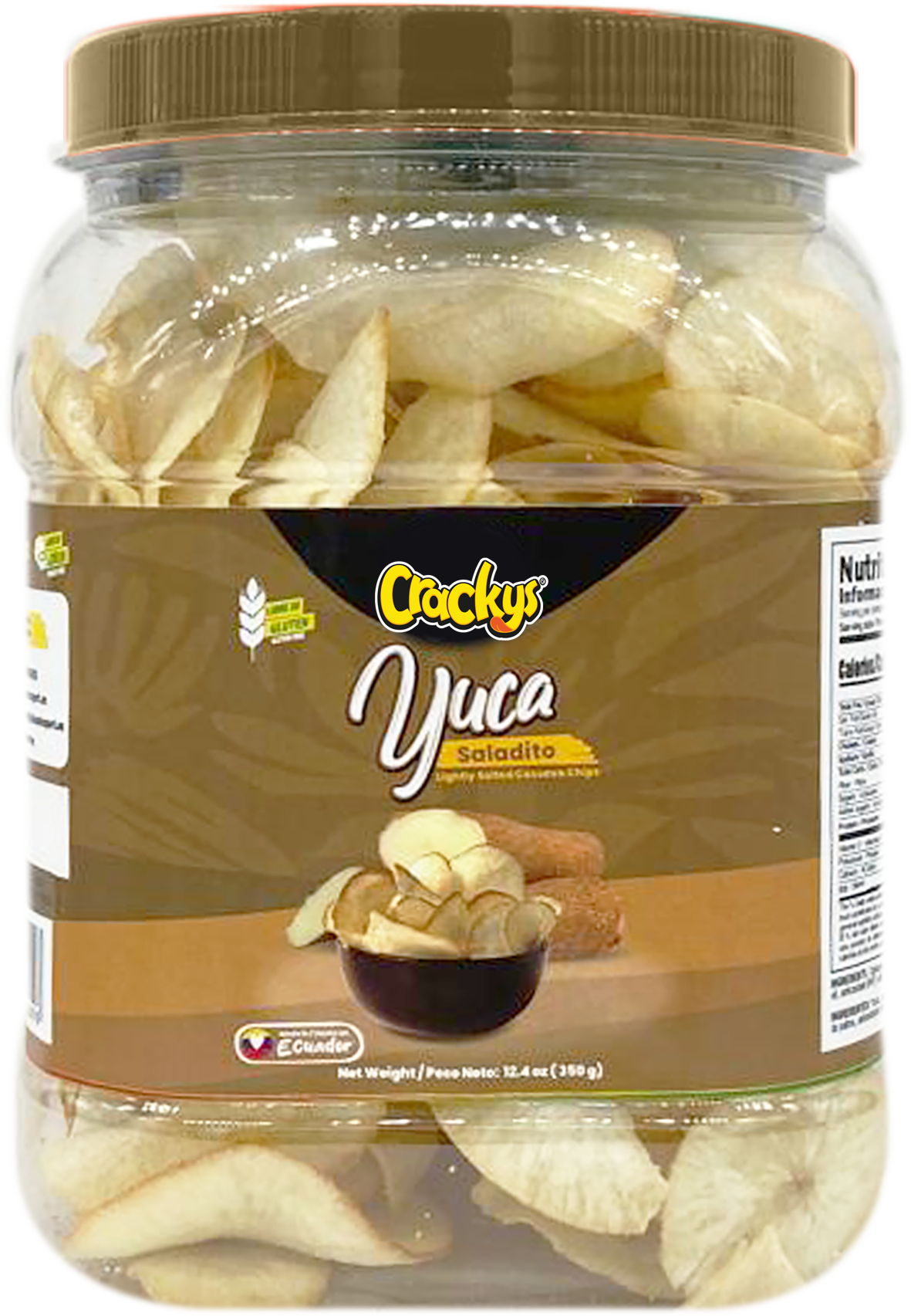 CRACKYS Salty Cassava Chips - 11 oz (312g)