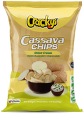 CRACKYS Onion Cream Cassava Chips – 1.76 oz (50g)